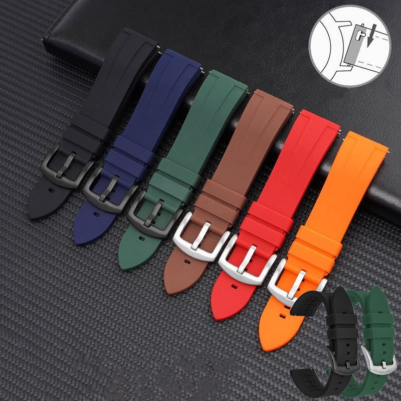 Protection de l'environnement Interrupteur de bande de montre en silicone Arc
