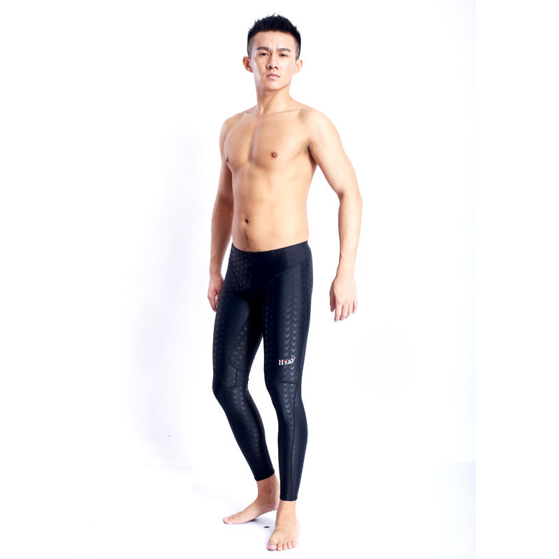Compétition Professionnel Long Séchage rapide Réduction de Drag Longs Trunks de natation