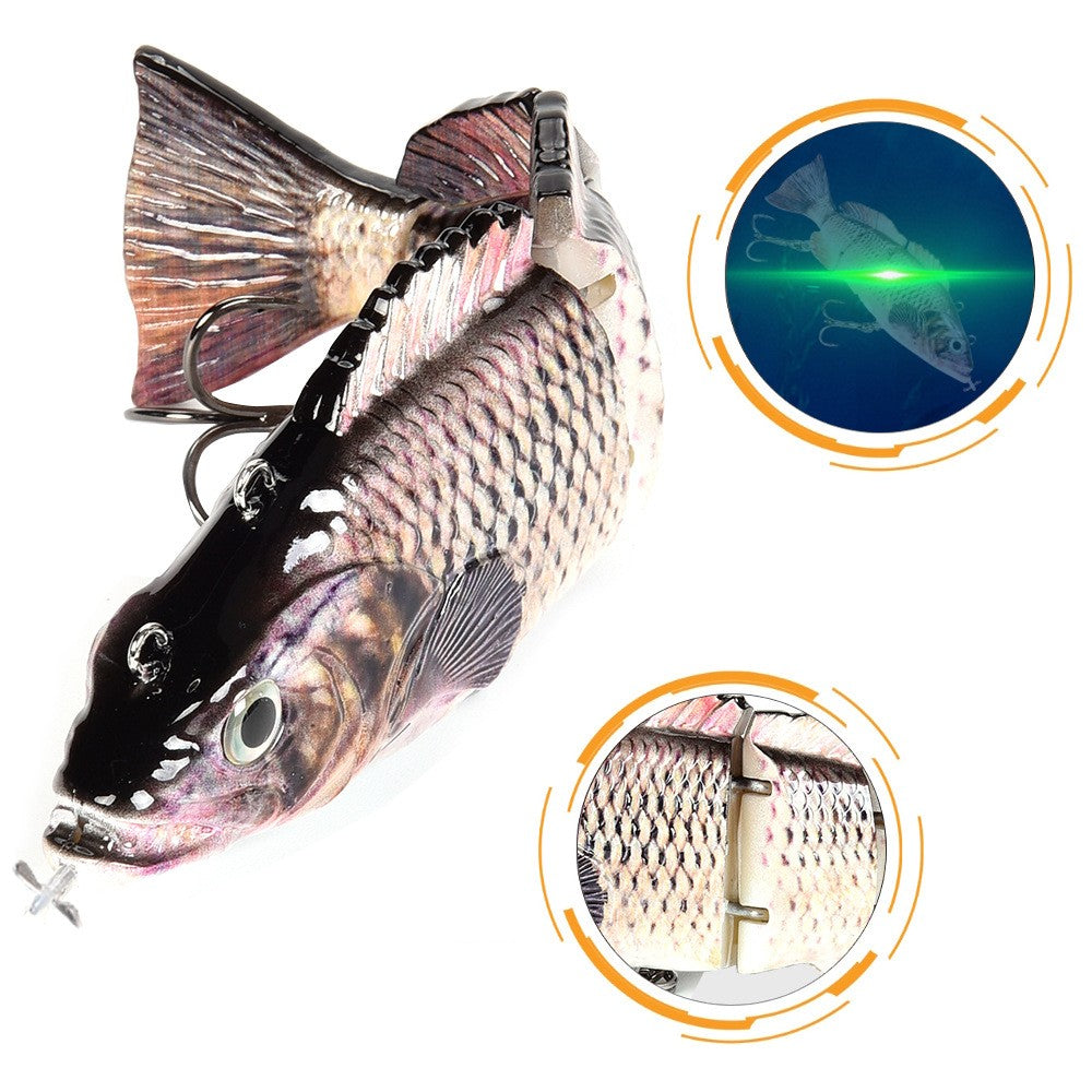 Electric Multinode Fish Road Subbait Electronique Bait Lampe LED rechargeable