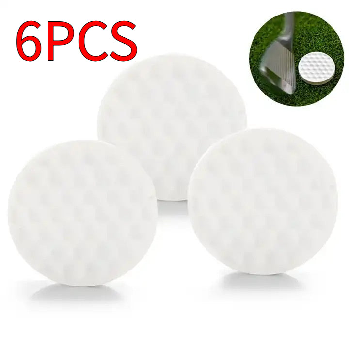 Balle de golf plate en vrac blanc unique