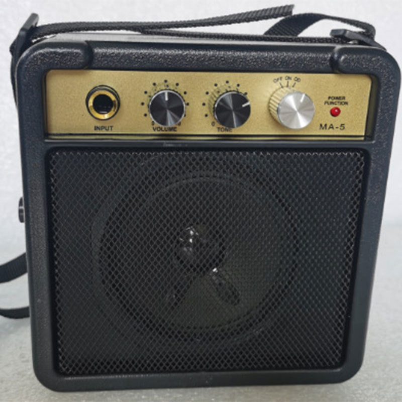 Amplificateur audio de guitare électrique portable en bois Mini Lecture et chant Retro Roadshow