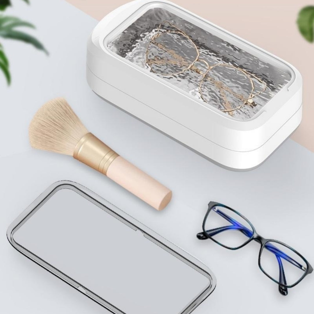 Nettoyeur à ultrasons petit ménage pour lunettes et dentures