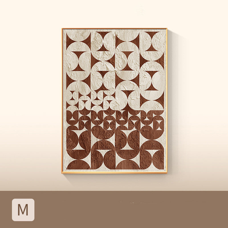 Minimaliste coloré affiche géométrique impression toile peinture