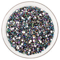 Resin Flat Magic Color Nail Strass-sticking Ornement fait à la main