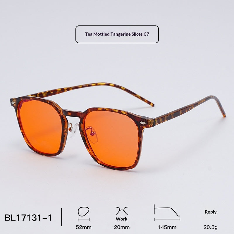Verres couleur orange Anti Bleu Protection des yeux AR Anti Reflective