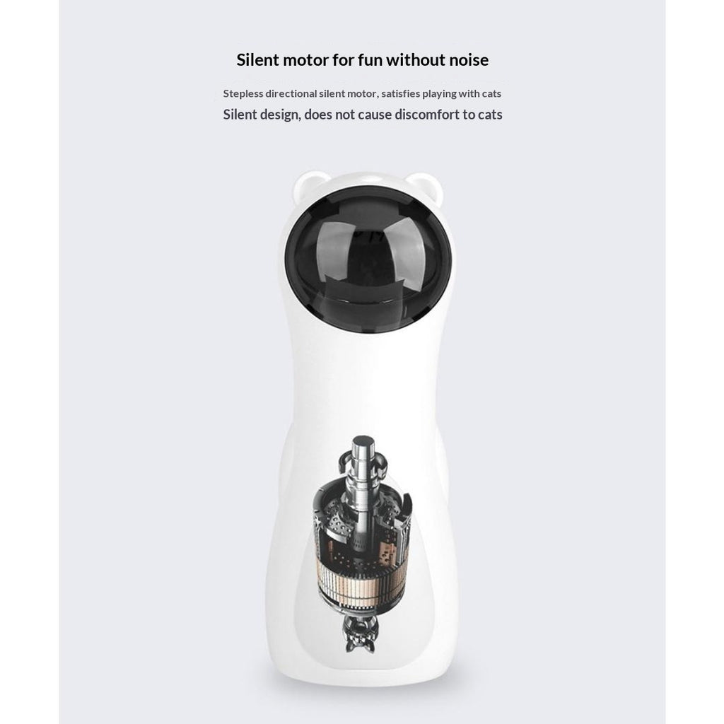 Jouet automatique de chat laser multi-angle pour chat.