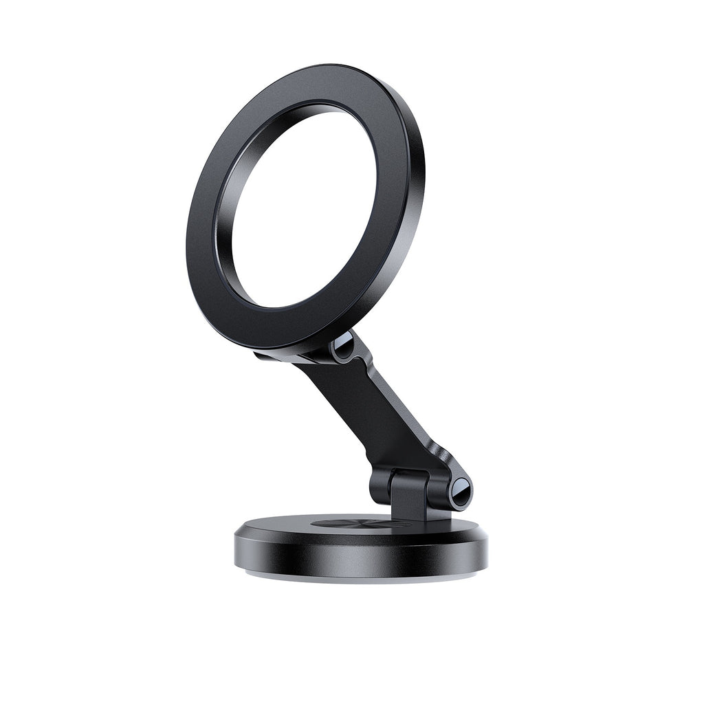 Support magnétique de téléphone de voiture pliant Navigation de voiture Alliage d'aluminium Tableau de bord
