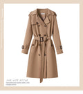 Manteau de taille moyenne sophistiqué pour femmes
