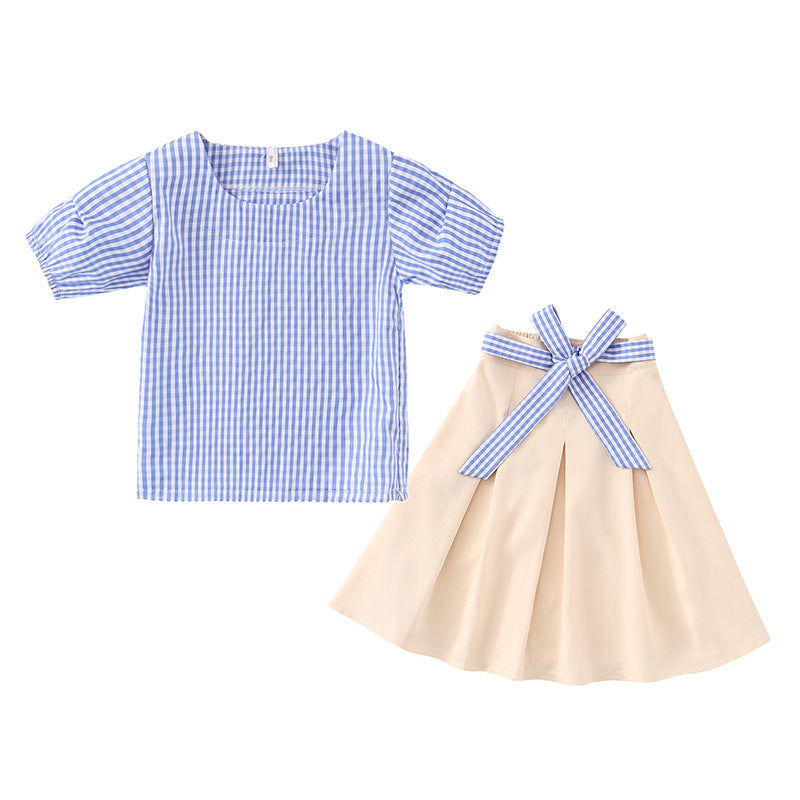 Two-piece Korean fashion dress