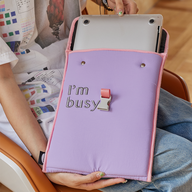 Sac d'ordinateur IPad bloqué couleur