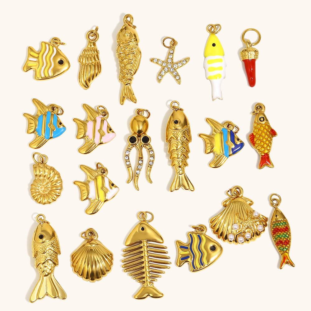 Accessoire pendentif mode Elegant Niche thème océan