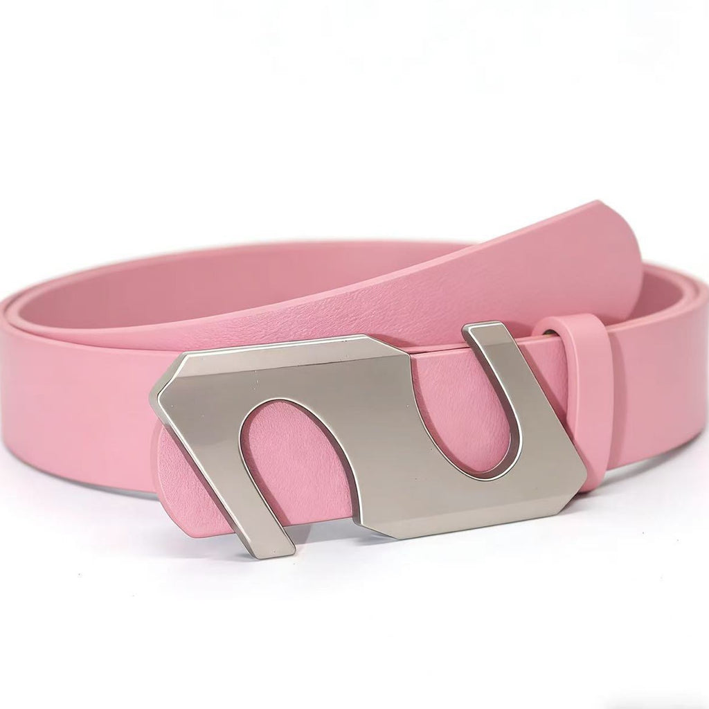Ceinture en cuir large et rétro-rad Brown avec une sensation premium