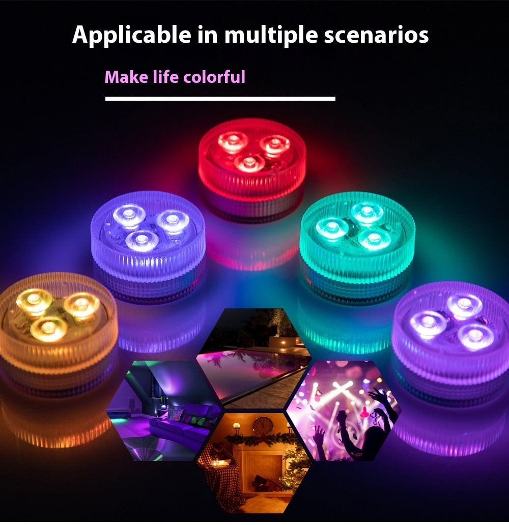 LED Waterproof Remote Control Aquarium Submersible Light