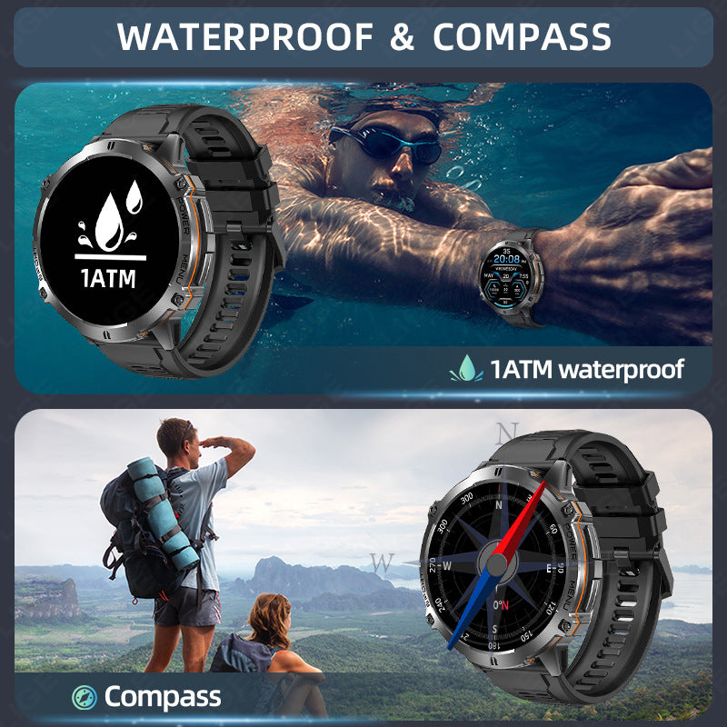 X3 haute définition Bluetooth grand écran appel santé surveillance de la santé mode sport hommes intelligent
