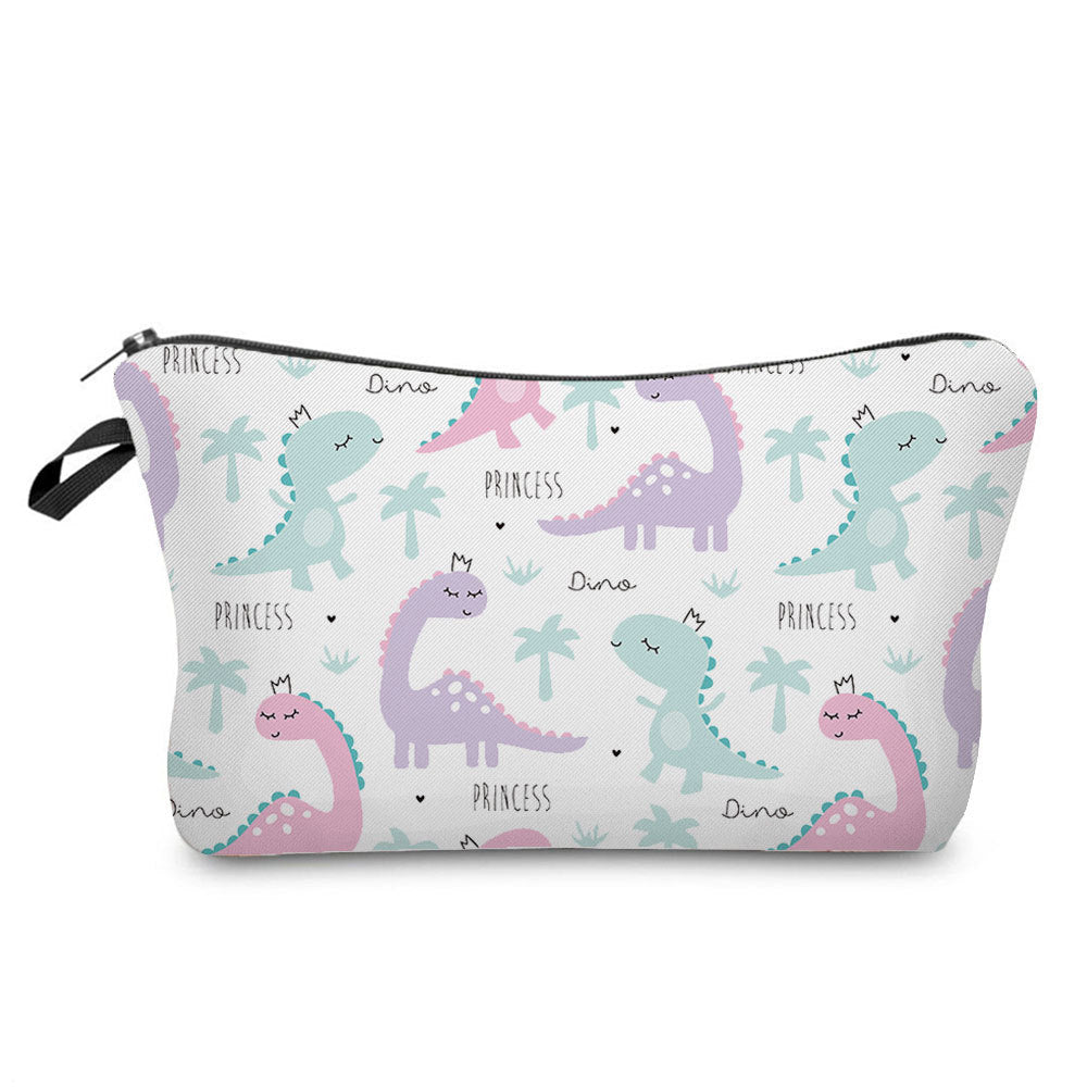 Cartoon Dinosaur Imprimer Sac de maquillage