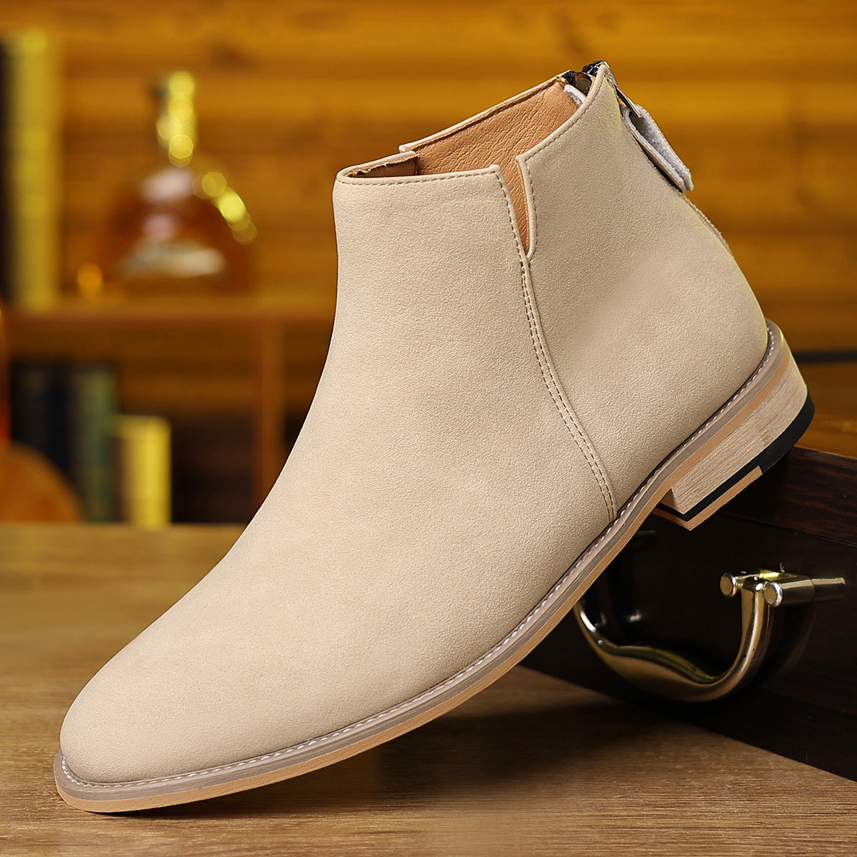 Automne et hiver Rétro hommes Matte Martin Bottes