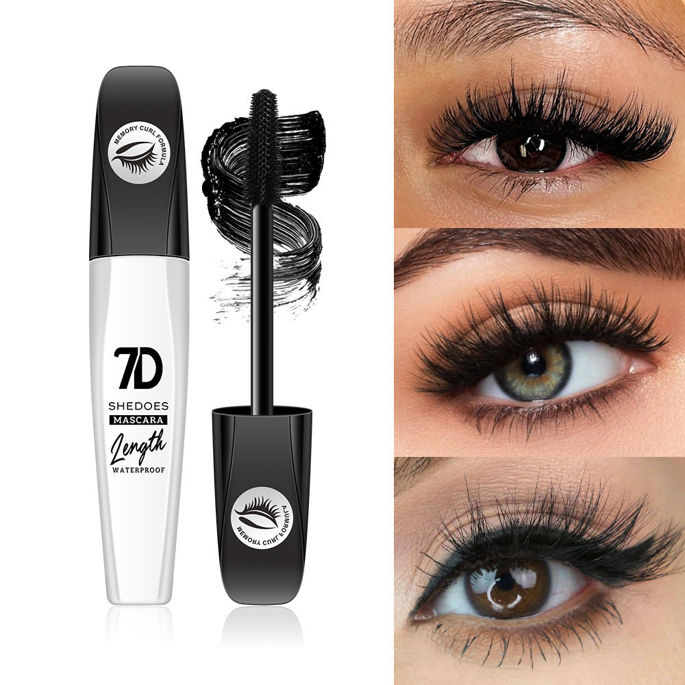 Mascara 7D imperméable facile à enlever et anti-buée