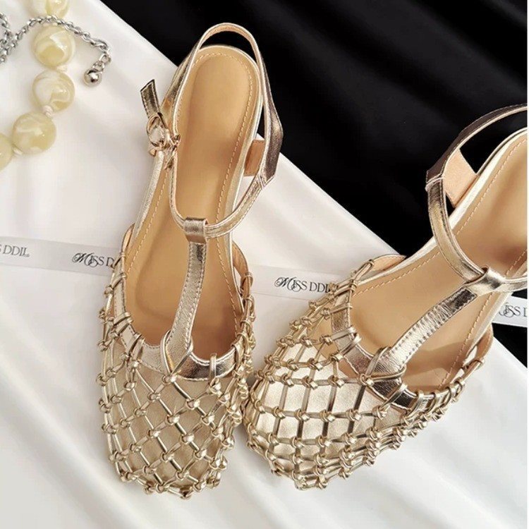 Sac Niche-design Chaussures Roman Sandales Mesh Upper