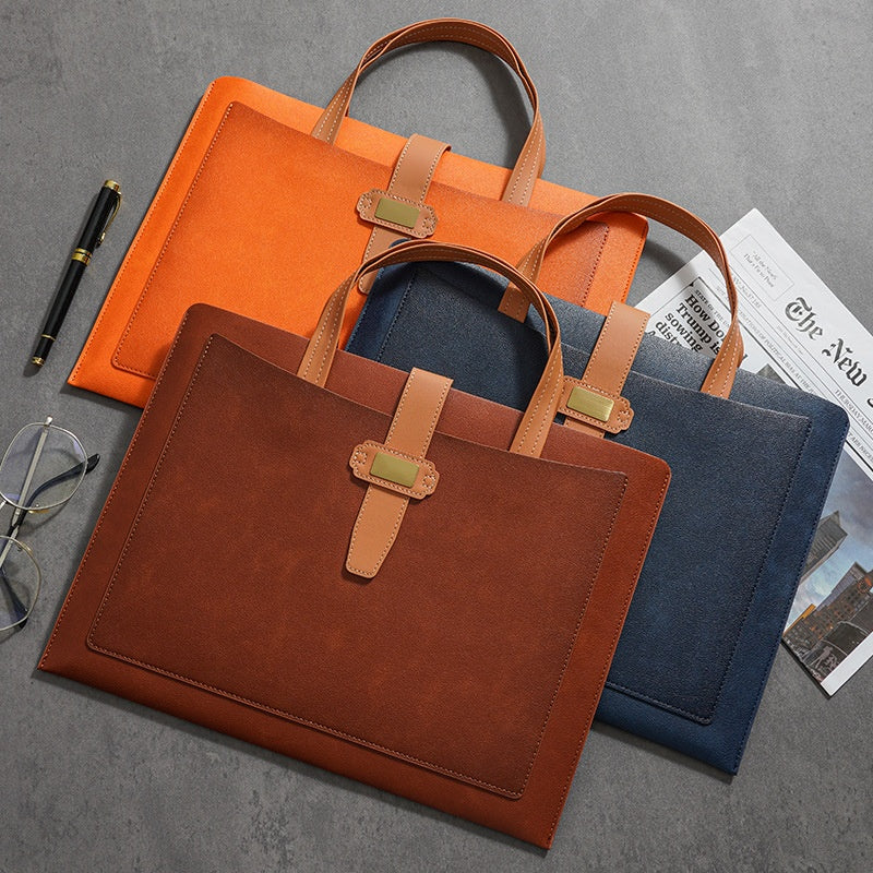 A4 Dossier de document Sac de document en cuir