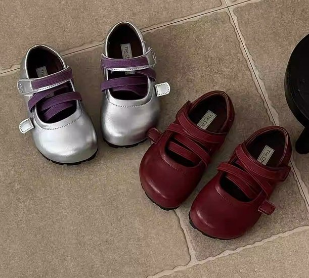 Chaussures en cuir pour filles de printemps