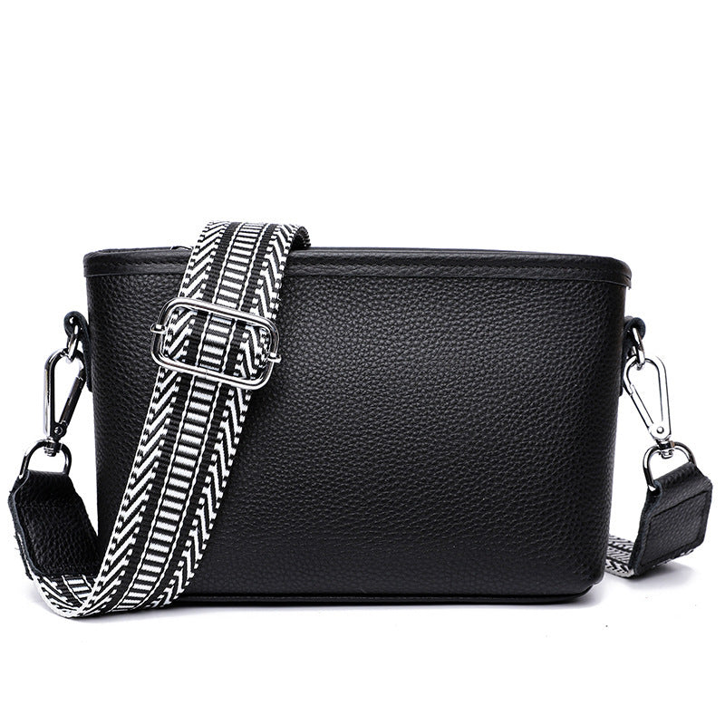 Fashionable Simple Versatile Premier-Layer Cowhide EpauleCrossbody Bag