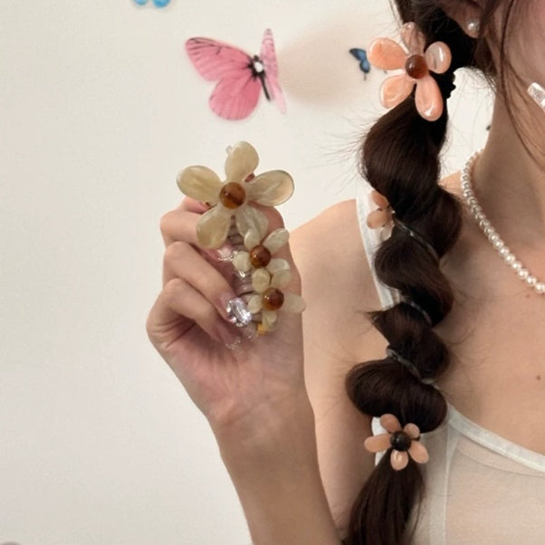 Attache à cheveux floraux pour les femmes