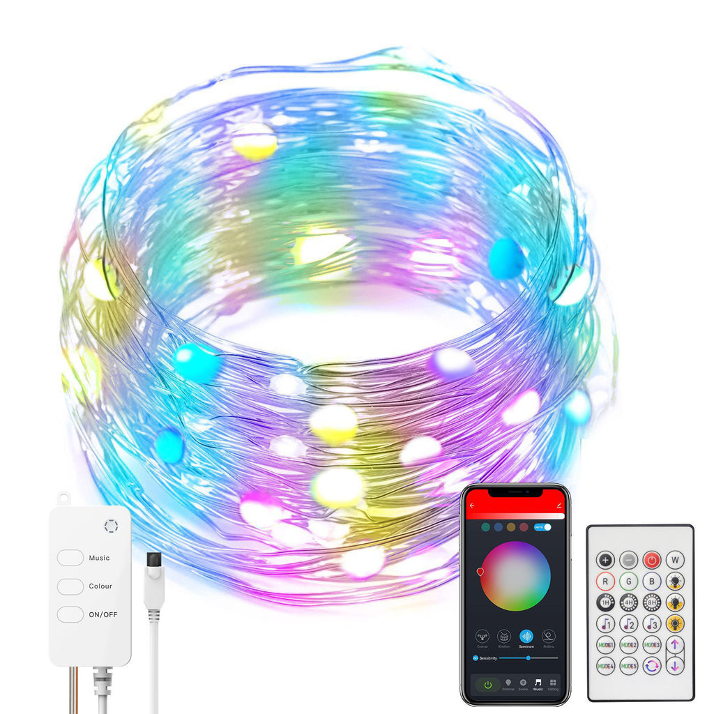 Smart LED String lumières danser avec de la musique Sync Dreamcolor Fairy Lampe Garland pour la maison Chr