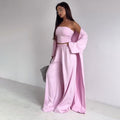 Cross Border European and American Style Women's Fashion Casual Loose Three Piece Set longue
