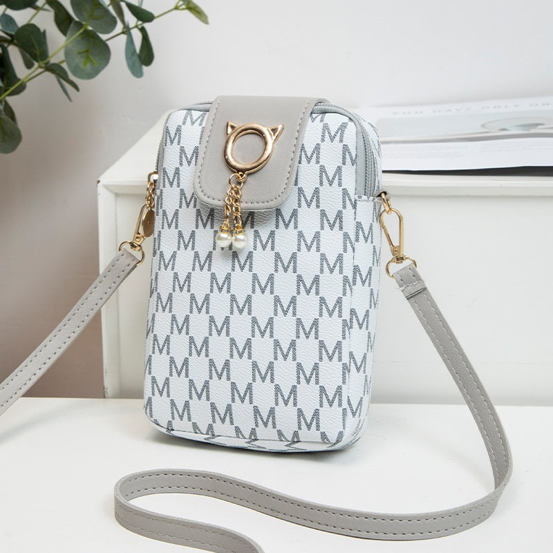 Sac transversal chic imprimé floral pour femmes