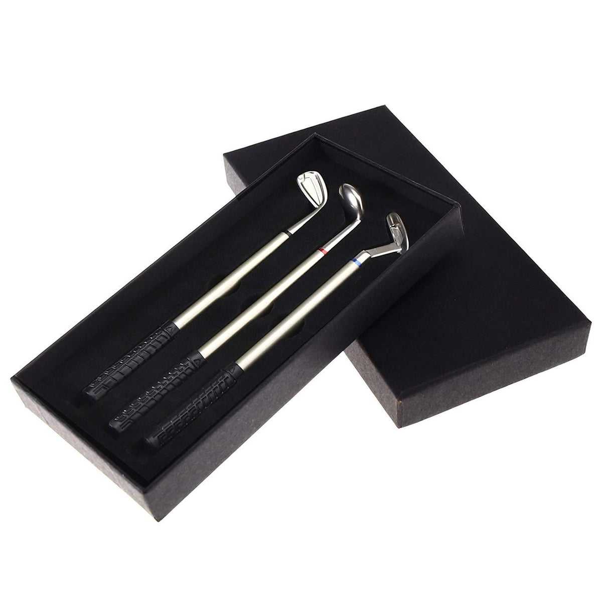 Mini de bureau Golf mettre Green Metal Club Ballpoint stylo ensemble