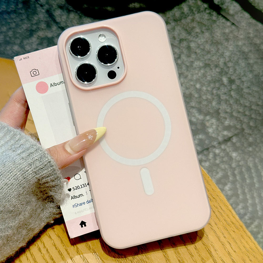 Fashion Personnalité Double couche boîtier de téléphone magnétique