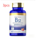 Comprimés Vitamine B12 les plus vendus 2000 Mcg 60 à action rapide