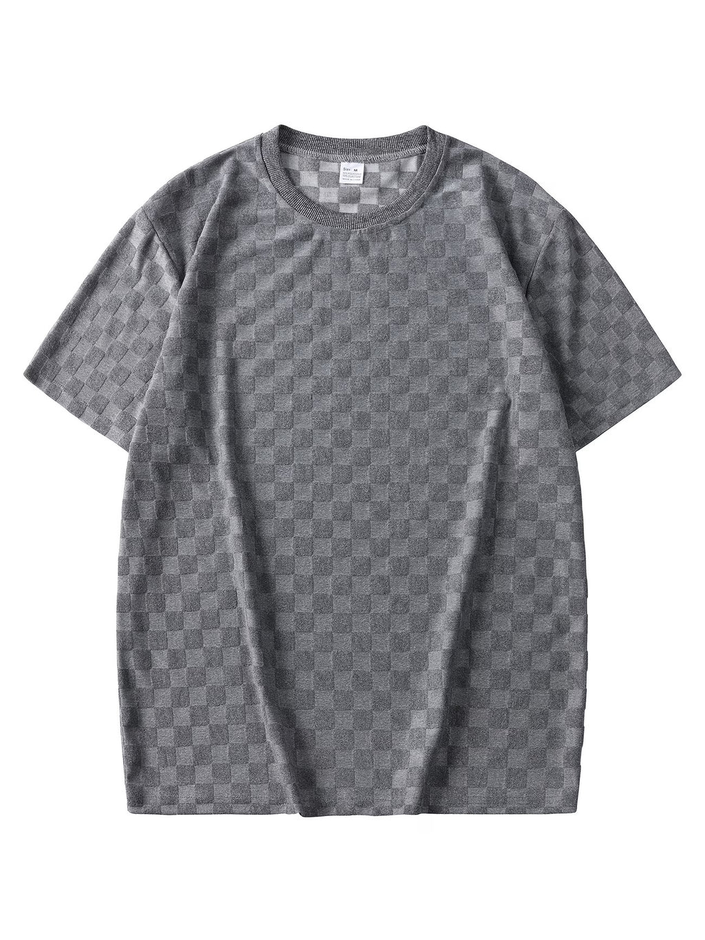 Chemise à manches courtes Jacquard pour hommes