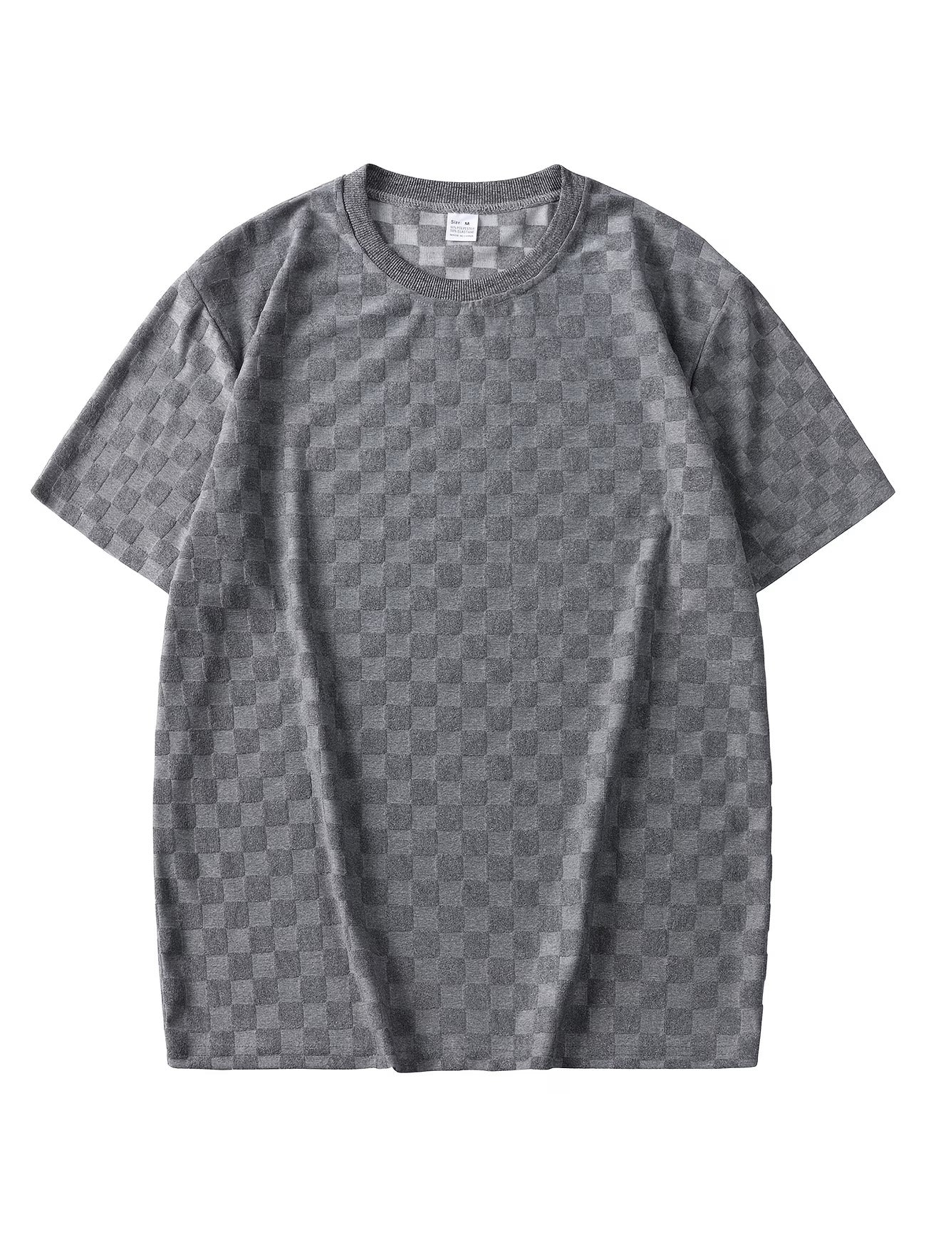 Chemise à manches courtes Jacquard pour hommes