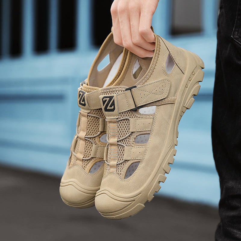 Chaussures anti-dérapantes à orteils creux Sandales polyvalentes