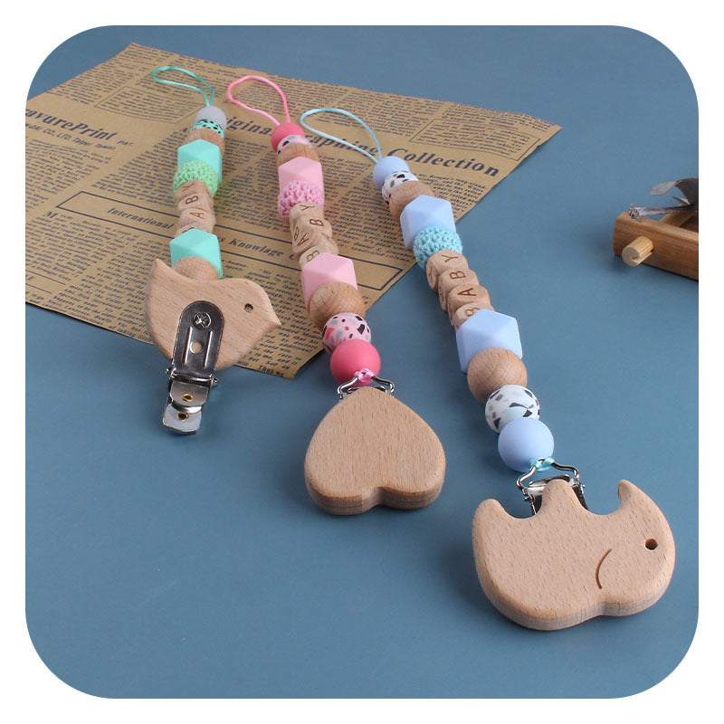 Produits pour bébés Clip de fermeture en hêtre animal cartoon