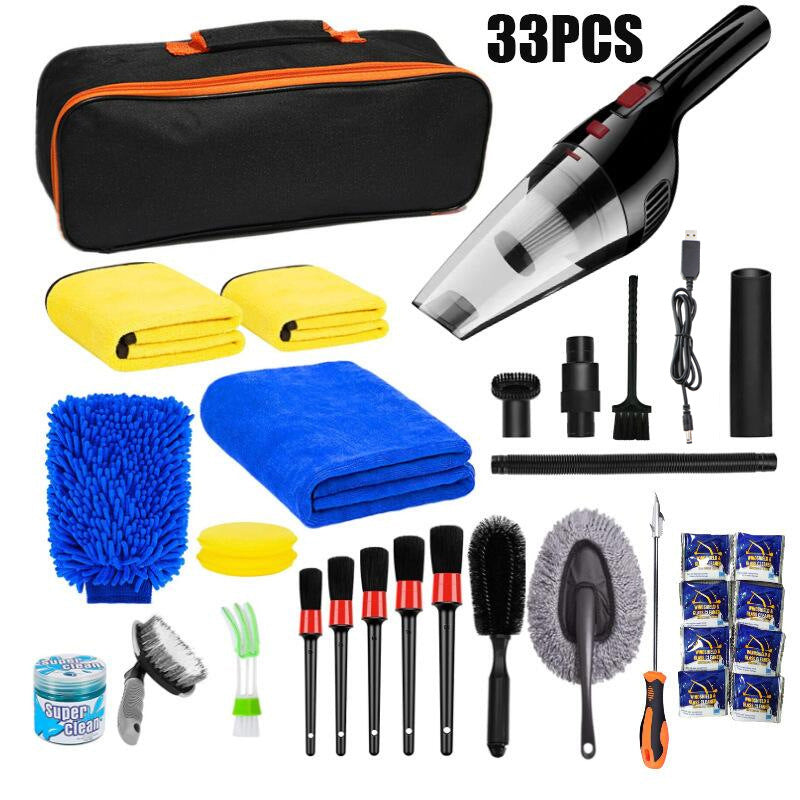 Ensemble de brosses de nettoyage à vide à 33 pièces