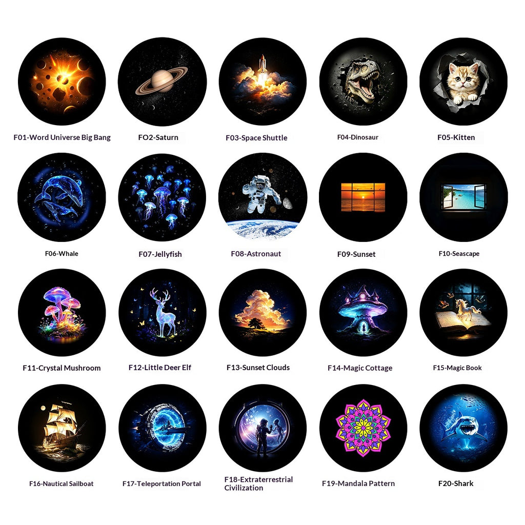Lampe de projection USB Cadeau d'entreprise pour enfants Projecteur Starry-sky double mode
