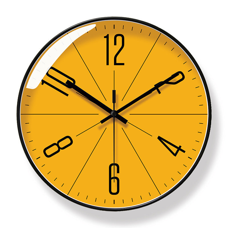 Horloge murale moderne à quartz numérique ultra-Quiet pour le salon
