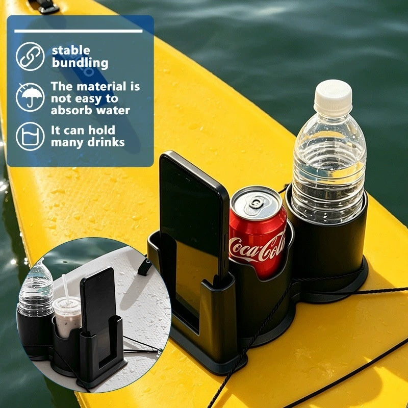 Support de tasse de paddle pour deux tasses Rack téléphonique
