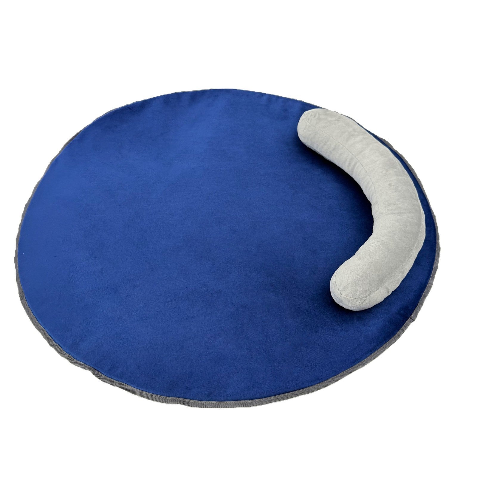 Matelas rond pour chien de chien doux et confortable Détachable Mobile Oreiller Dirt Resist