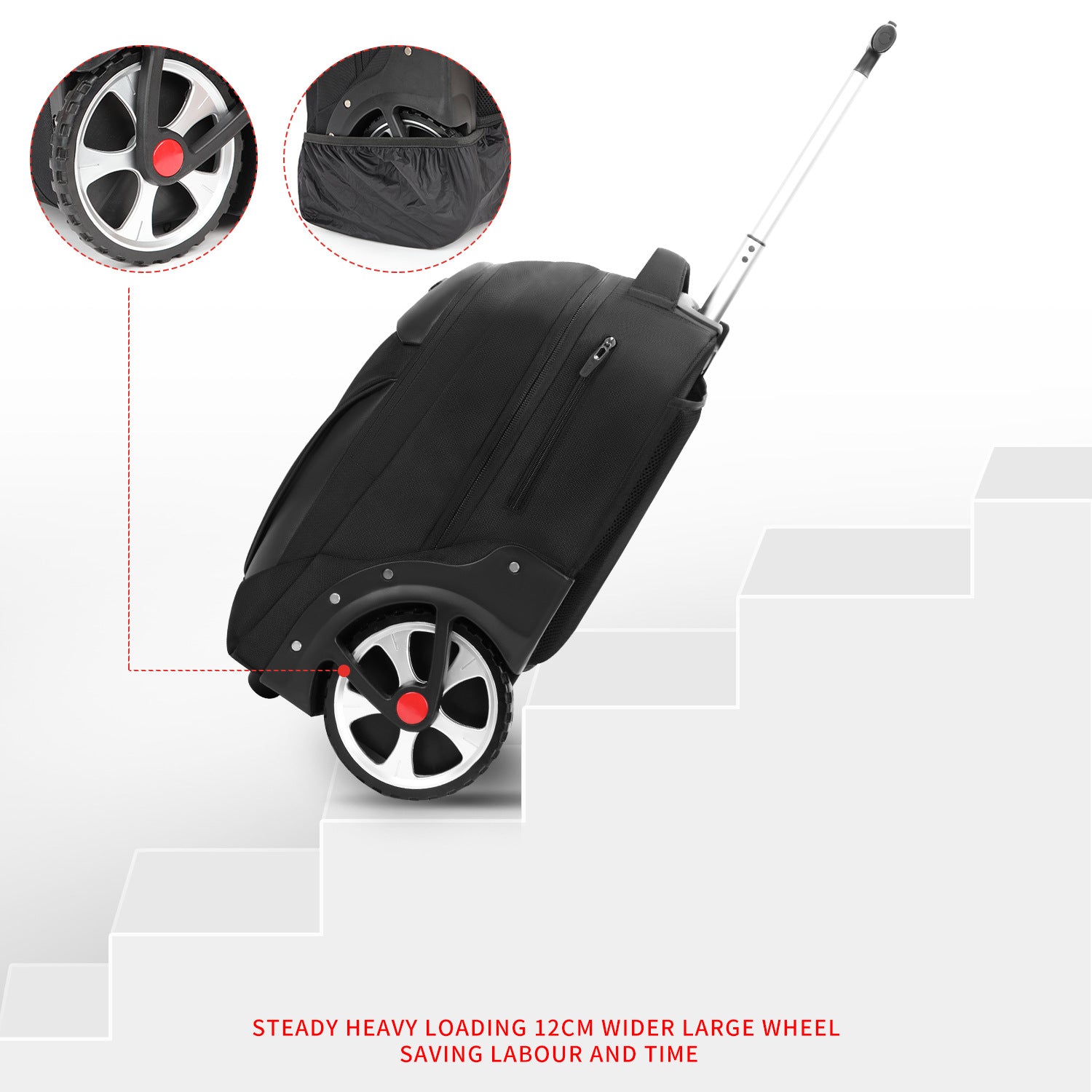 Sac de chariot de 18 pouces de grande capacité