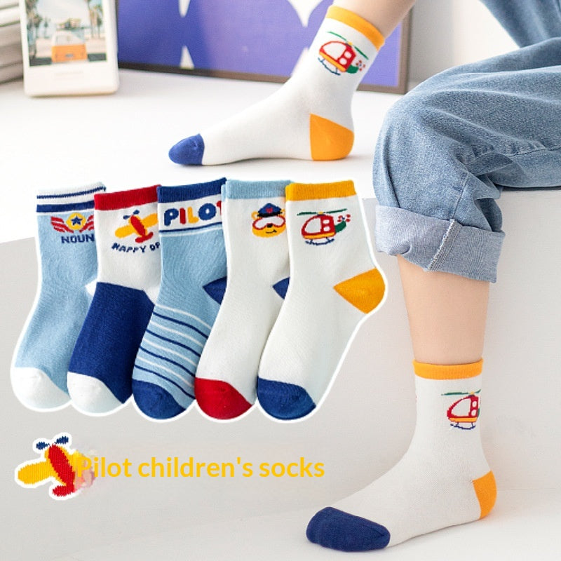 Chaussettes pour bébés d'âge moyen
