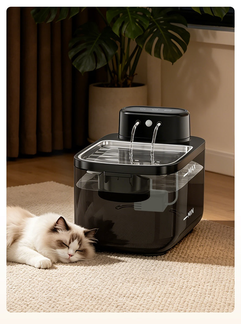Smart Sensor sans fil Fontaine d'eau pour animaux