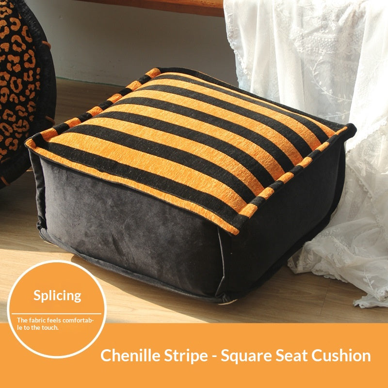 Tissu de style médiéval Salon Tatami Zabuton Coussin