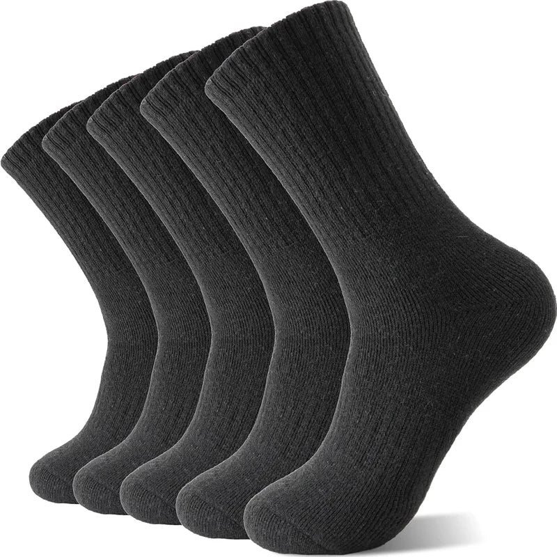 Chaussettes à tube en cachemire épaissies de laine chaude unisexe à froid