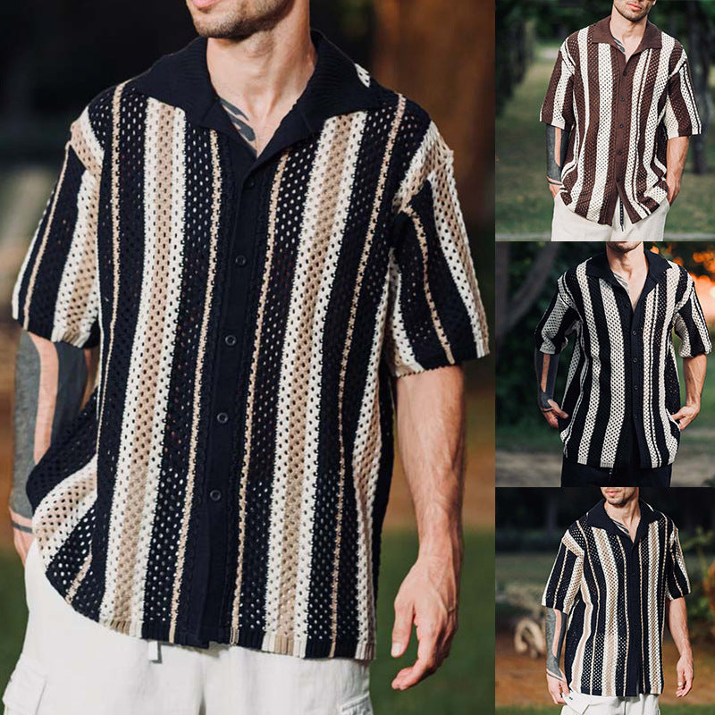 Chemise Casual Vintage Homme