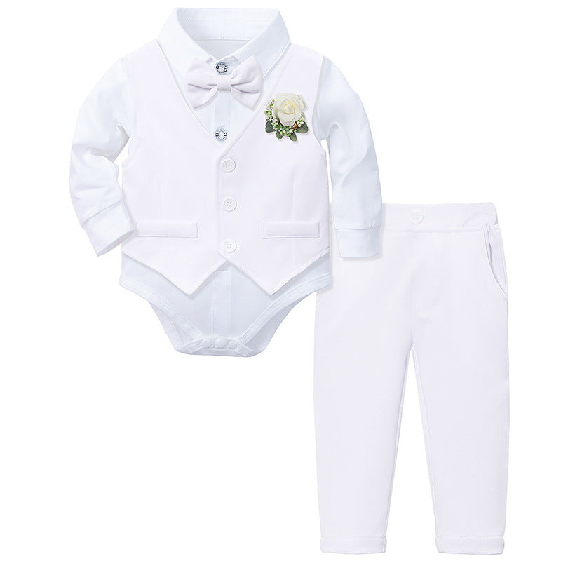 Style Un-Ancien anniversaire Robe Garçons Ensemble de costume Gentleman