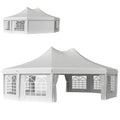 29' X 21' Canopy Party Event Tent avec 2 portes de recul
