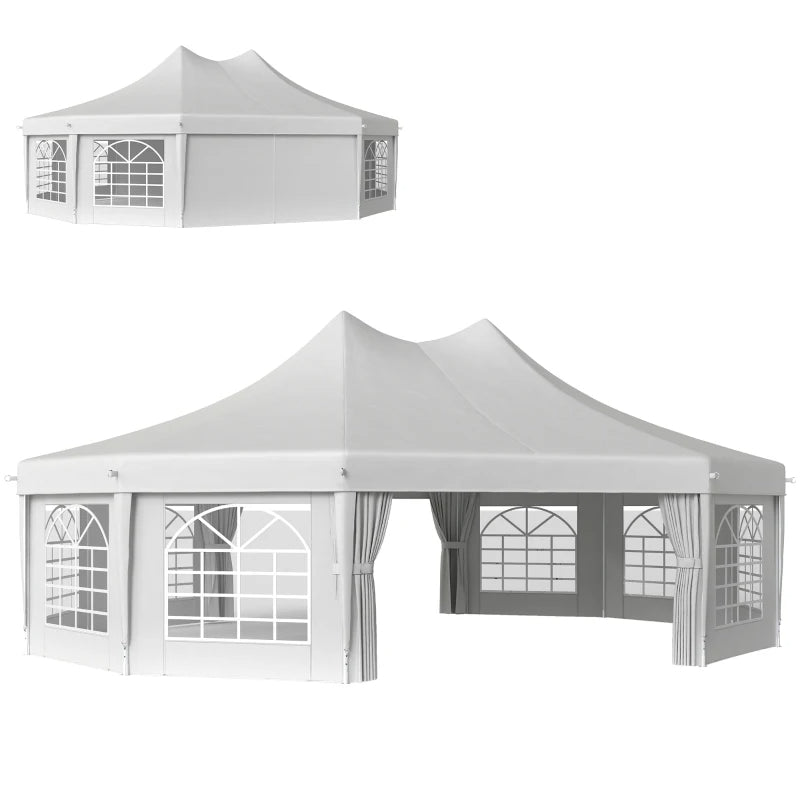 29' X 21' Canopy Party Event Tent avec 2 portes de recul